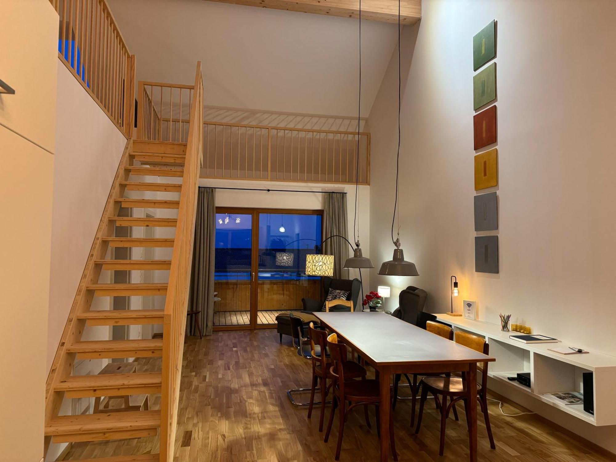 Gamsfels Balbina Galeriewohnung Langen Bei Bregenz Exterior foto